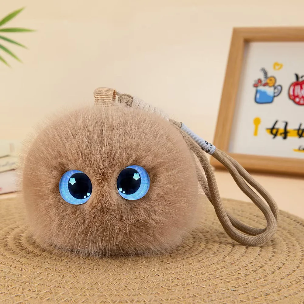 Big-eye pom-pom charms 3